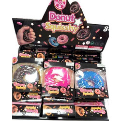 Squishy toy antistress donut 8 cm-1 τεμάχιο