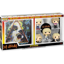 Funko Pop! Albums Def Leppard Hysteria 5-Pack Joe Elliott, Rick Allen, Rick Savage, Steve Clark, Phil Collen