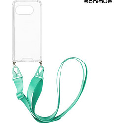 Sonique Armor Clear Θήκη Σιλικόνης με Strap Γαλάζιο (Google Pixel 9a 5G)