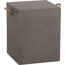 ΣΚΑΜΠΟ ΤΕΤΡΑΓΩΝΟ ΜΕ ΧΕΡΟΥΛΙΑ ZAK HM6581.01 FIBER CEMENT ΣΕ ΓΚΡΙ 36x36x43Υεκ