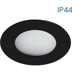 Φωτιστικό LED Σποτ επίπλων χωνευτό OLI LED 2W Μαυρο 4000K 230V IP44