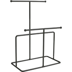 Κρεμάστρα Κοσμημάτων Trinket Μεταλική - Μαύρο 18x25x10 εκ