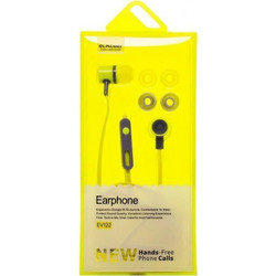 Elmcoei EV 122 Handsfree In-Ear 3.5mm Yellow