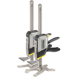 Stanley FATMAX Einhand-Montagewerkzeug Tradelift (schwarz/gelb, 2 Stuck, Hubkraft 150kg)