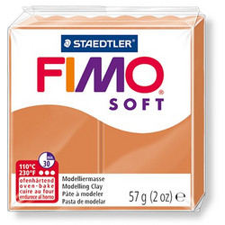 STAED ΠΗΛΟΣ 57gr FIMO SOFT 8020-76 08 COGNAC