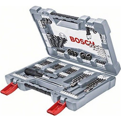 Bosch X-Line Σετ 105 Τρυπάνια με Κυλινδρικό Στέλεχος για Μέταλλο, Δομικά Υλικά, Γυαλί, Πλακίδια και Ξύλο 2608P00236