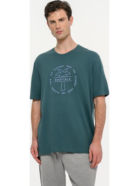 BodyTalk Body Talk 1261 955428 00269 T-Shirt Ανδρικό Πράσινο 1261 955428 00269