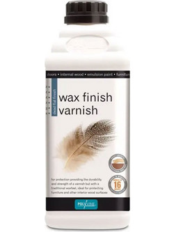 Polyvine Wax Finish Βερνίκι Επιφάνειας Ξύλου Νερού Satin Transparent 0.5lt