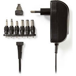Universal τροφοδοτικό 18W switching με συμπαγή σχεδιασμό έξοδο 3-12V και ενδεικτική λυχνία LED NEDIS ACPA002