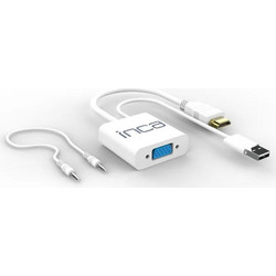 Inca Μετατροπέας HDMI / USB-A male σε VGA female 1τμχ (IVTH-01)