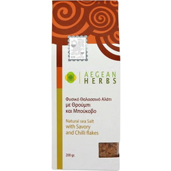 Αλάτι με Θρουμπι και Καπνιστό Μπουκοβο (200g) Aegean Herbs
