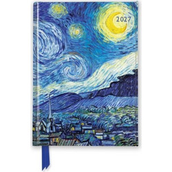 Vincent van Gogh: The Starry Night 2027 Luxury Pocket Diary Planner - Week to View - Flame Tree Publishing - Diary or journal