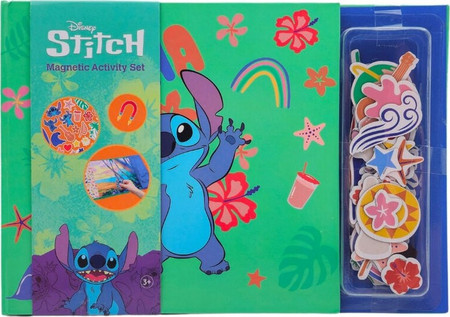 Disney Stitch Magnetic book + sticker 6 Τεμ