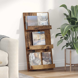 vidaXL Ράφι Περιοδικών Δρύς Sonoma 51x11x102 εκ Επεξεργασμένο Ξύλο - Παλιό ξύλο 51 x 11 x 102 εκ Επεξεργασμένο Ξύλο
