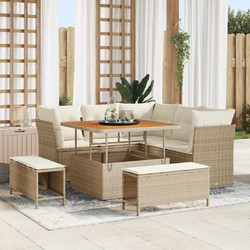 vidaXL Σετ Σαλόνι Κήπου Rattan 8τμχ 3361476