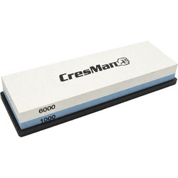 Ακονόπετρα μαχαιριών Cresman 18x6x2.7cm με διπλή πυκνότητα n.1000 6000