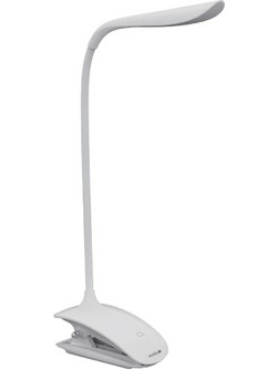 Avide LED Φωτιστικό Γραφείου με Μανταλάκι Άσπρο 1.5W