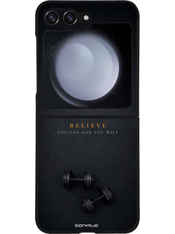 Sonique Men's Edition Θήκη με Σχέδιο «Believe» (Samsung Galaxy Z Flip 5)