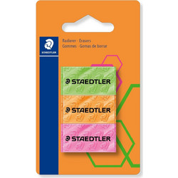 Staedtler Blister 3 Γόμες 526f C35 (526F BΚ3)