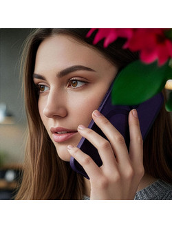 3mk Smoke MagCase for Samsung Galaxy S24 - purple