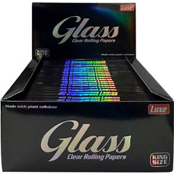 Glass Clear Rolling Papers Box24