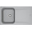 Franke Tectonite Kite KID 611-86 Ένθετος Νεροχύτης Γρανίτη Αντιστρεφόμενος Γκρι 86x50cm