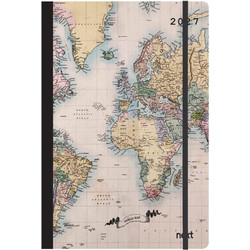 Next ημερολόγιο 2027 Trends World map II ημερήσιο flexi με λάστιχο 14x21εκ. Με σχέδια