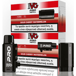 IVG Pro Refill Sour Cherry Watermelon 20mg 2ml+10ml - IVG