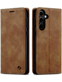 Spacecase Wallet Θήκη Πορτοφόλι Light Brown (Samsung Galaxy S26)