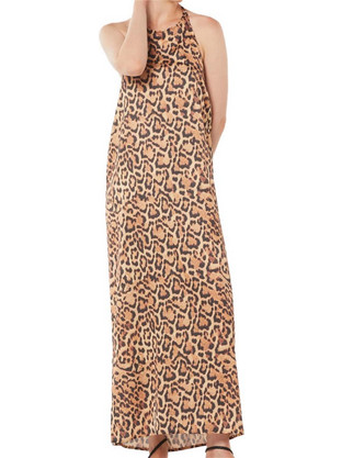 Wildwood Midi Καλοκαιρινό Καθημερινό Φόρεμα Μπεζ WWD23S016