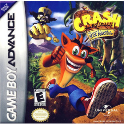 Crash Bandicoot The Huge Adventure Used GBA