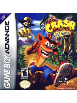 Crash Bandicoot The Huge Adventure Used GBA