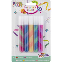 ΚΟΛΛΑ TWISTED GLITTER GLUES ΣΕΤ 5TEM 8ML