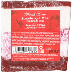 Fresh Line Strawberry & Milk Σαπούνι 120gr