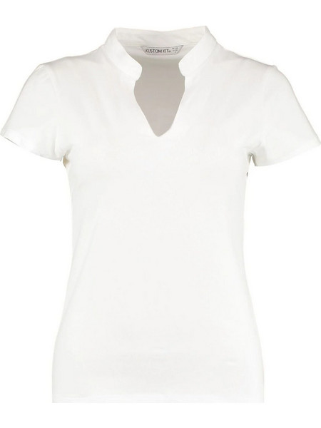 Μπλούζα Γυναικεία Με V Marina Yacht Wear Άσπρη S
