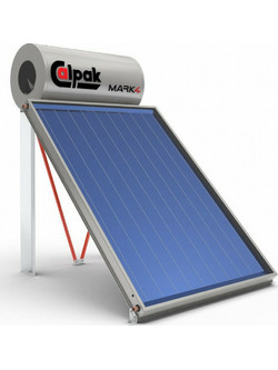 Calpak Mark 4 Ηλιακός Θερμοσίφωνας 125lt 2.1m² Glass Διπλής Ενέργειας