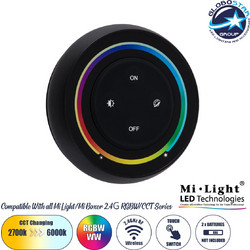GLOBOSTAR(R) 71434 MiBOXER S2-B AURORA RGB+CCT Ασύρματο Χειριστήριο Αφής 1 Ζώνης 5CH DC 3V 2xAAA Μπαταρίες IP20 - RF 2.4GHz + Εμβέλεια 30m - M7xΠ7xΥ2.4cm