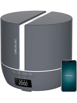 Cecotec Led Συσκευή Αρωματοθεραπείας PureAroma 550 Connected με Χρονοδιακόπτη Γκρι 500ml 05646