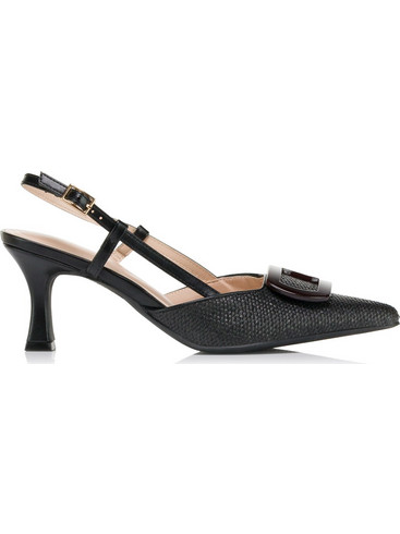 DIAMANTIQUE 6371 Slingback Μαύρο