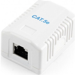 GEMBIRD NCAC-1F5E-01 CAT5E FTP SINGLE PORT SURFACE MOUNT BOX