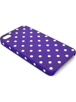 SANDBERG COVER IPHONE 4/4S DOT PATTERN PURPLE