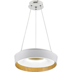 ΠΛΑΦΟΝΙΕΡΑ/ΚΡΕΜΑΣΤΟ LED CCT 28W 3000K | 4000K | 6000K ΛΕΥΚΟ-ΞΥΛΟ 3336 - Spotlight