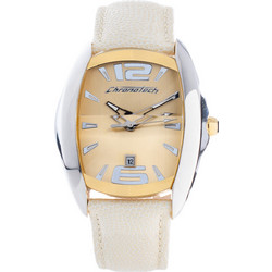 Chronotech Γυναικείο Ρολόι με Κίτρινο Δερμάτινο Λουράκι CT7814M-04