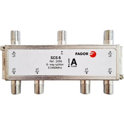 Fagor διακλαδωτής splitter 6-way SCS 6 5-2400MHz IKU-2096