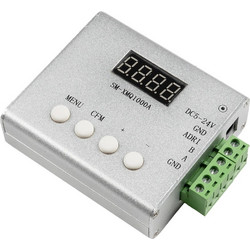 GLOBOSTAR(R) 999-0008 MATRIX Pixel Addressable RGB Controller DC 5-24V IP20 - DMX512 + SPI/TTL - M9.1xΠ7.1xΥ2.5cm