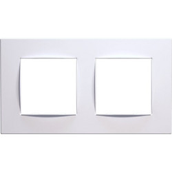 PRIME CLASSIC ΠΛΑΙΣΙΟ 2 ΘΕΣΕΩΝ ΛΕΥΚΟ IP20 / 1000120101