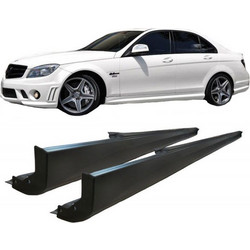 Πλαινά Μασπιέ Για Mercedes-Benz C-Class W204 07-14 C63 Amg Look Από Abs Πλαστικό 2 Τεμάχια MERCEDES BENZ CΑRΝΕR