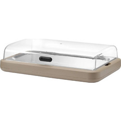 UNIQ ΨΥΧΩΜΕΝΗ ΒΙΤΡΙΝΑ GN1 1 ΜΠΕΖ 59 3x38 9x14 7CM HENDI c542332