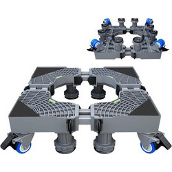 UNBRANDED Βάση λευκών συσκευών TOOL-0066 με ρόδες, ρυθμιζόμενη, max 600kg, γκρι