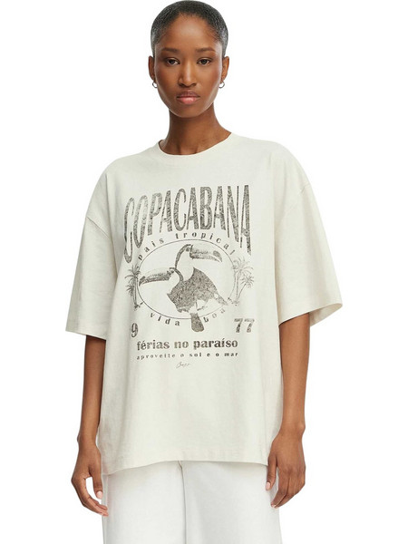 BOSS W C EBOYS 2 10236146 01 JERSEY T-SHIRT - 50559078-118 CREAM